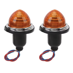 2 x REPLICA SEÑALIZADOR DELANTERO MK1, MK2, MK3 C/MICA PLASTICA AMBAR (NARANJA). SKU CHM13X2REPLICA